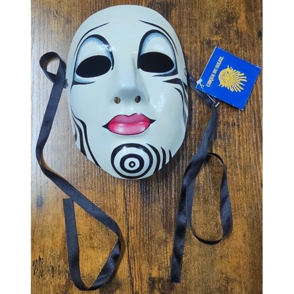 Cirque Du Soleil Face Mask "O" Zebra Character Souvenir Collectible LA NWT